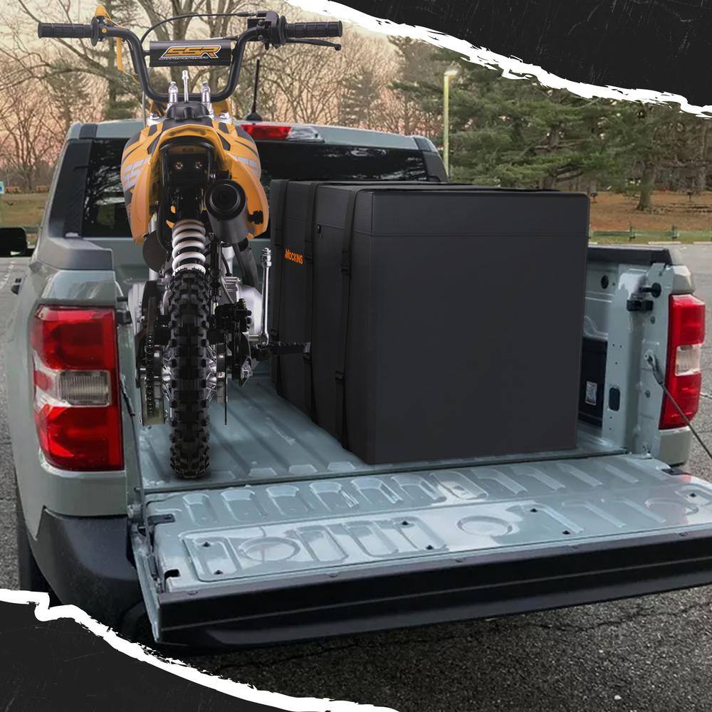 40 cu. Ft. Waterproof Cargo Carrier Bag 70 in. x 33 in. x 30 in. Hitch Bag with Lock, Straps and Carry Bag - Hercitys