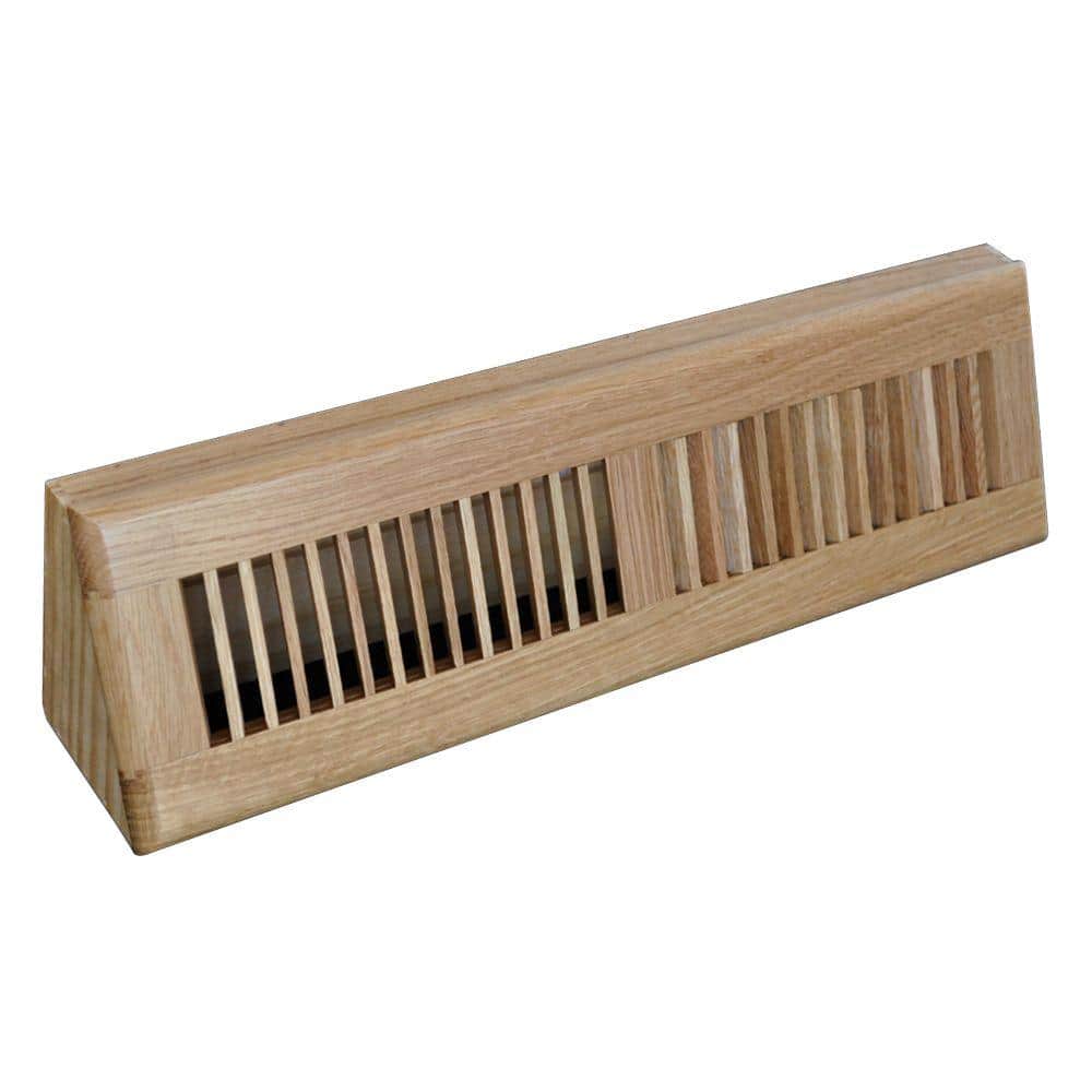 18 in. Wood Oak Baseboard Light Finished Diffuser - Hercitys