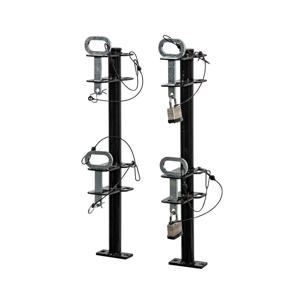 2-Position Trimmer Edger Rack Holder Open Landscape Trailer - Hercitys
