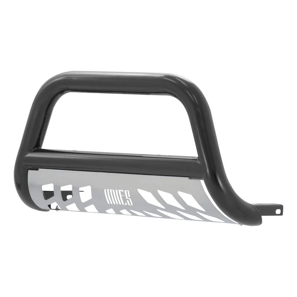 3-Inch Black Steel Bull Bar, No-Drill, Select Nissan Armada, Titan - Hercitys