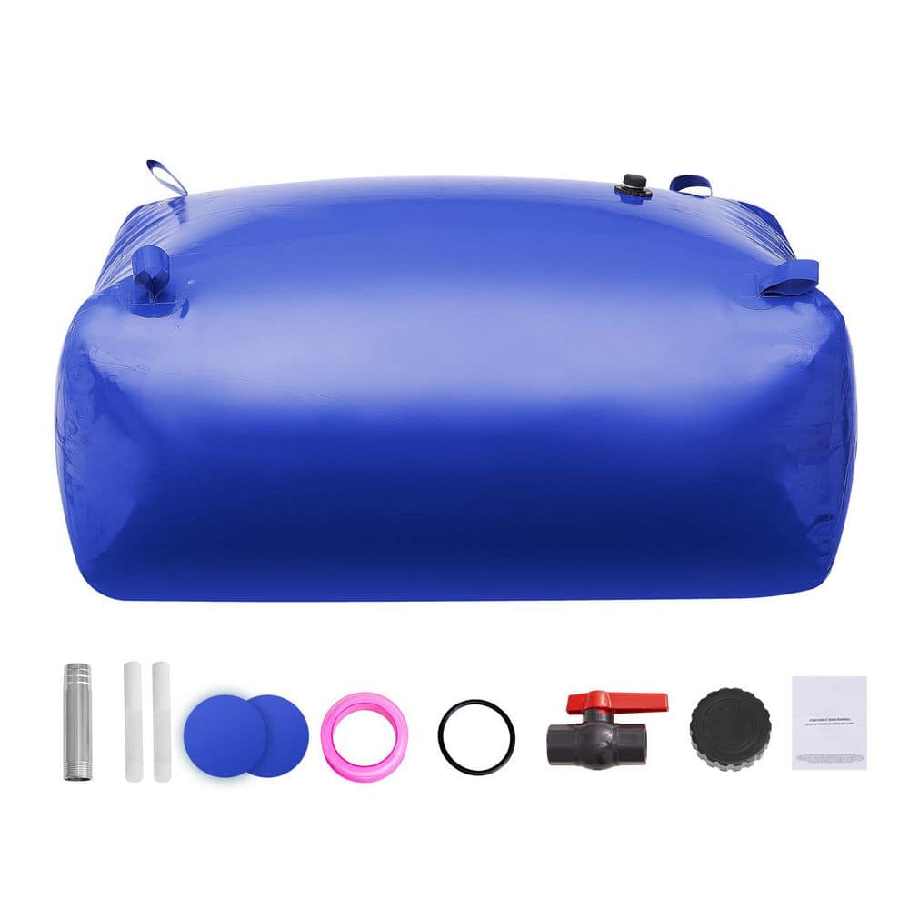 400 L/105.7 gal. Water Storage Bladder, Collapsible RV Water Tank, Portable PVC Soft Water Bag for Camping - Hercitys