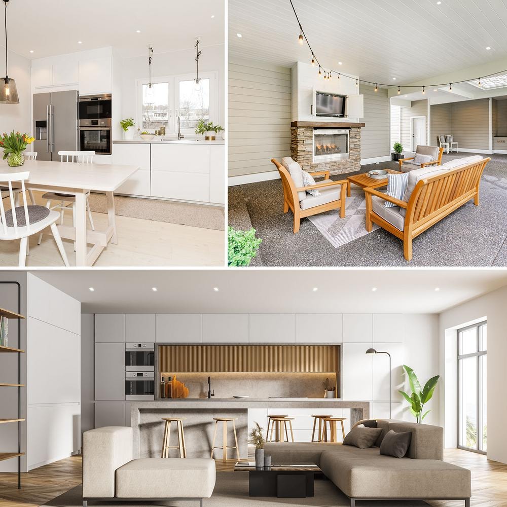 4 in. Square White Modern Flush Mount Ceiling Light Selectable LED Integrated 10W 600LM 5CCT 2700K-5000K Dimmable ETL - Hercitys