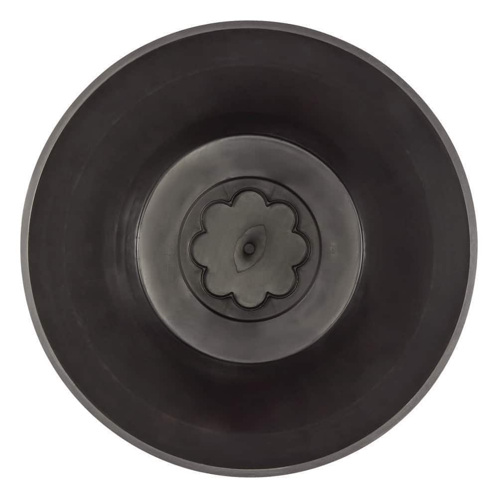 22 in. Cameron Whiskey Barrel Resin Planter (22 in. D x 13.5 in. H) with Drainage Hole - Hercitys