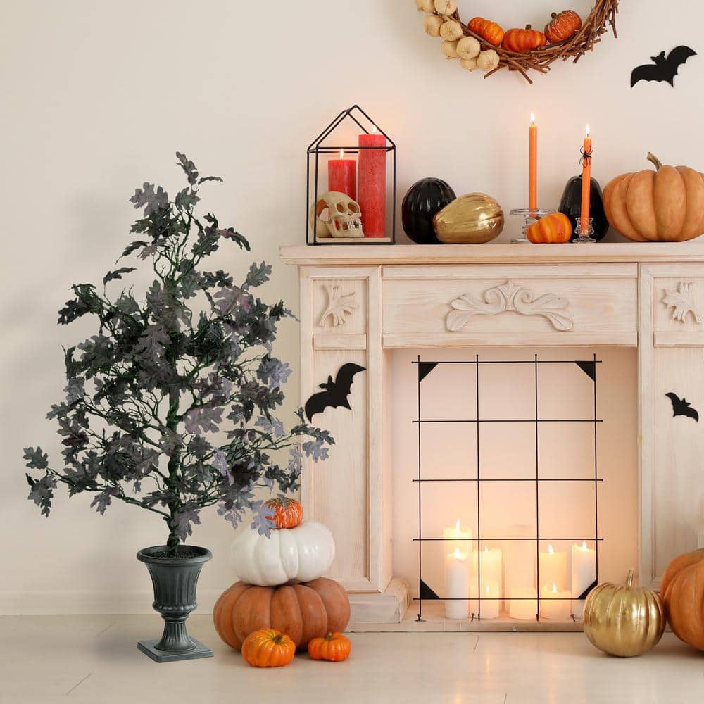 48 in. Potted Halloween Oak Tree - Hercitys
