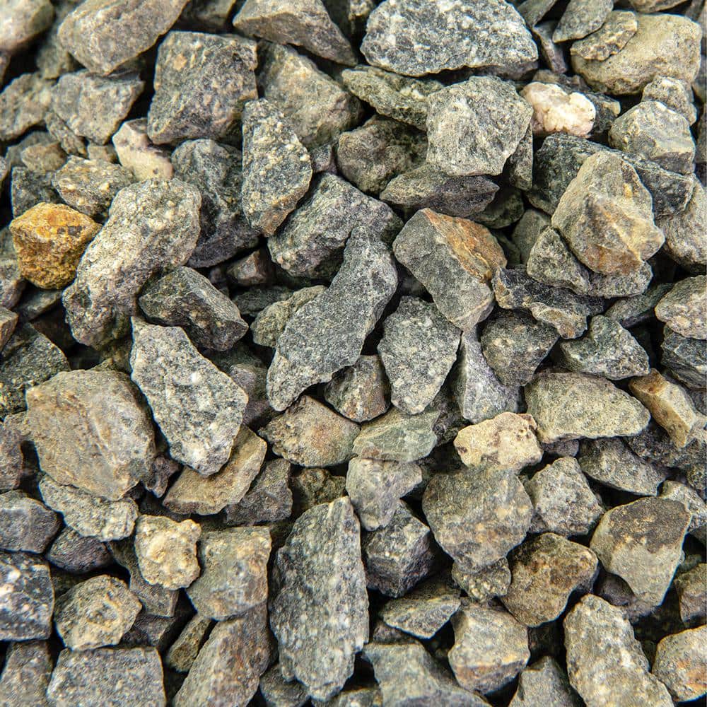 0.25 cu. ft. 3/8 in. Crushed Gravel Bagged Landscape Rock and Pebble for Gardening, Landscaping, Driveways and Walkways - Hercitys