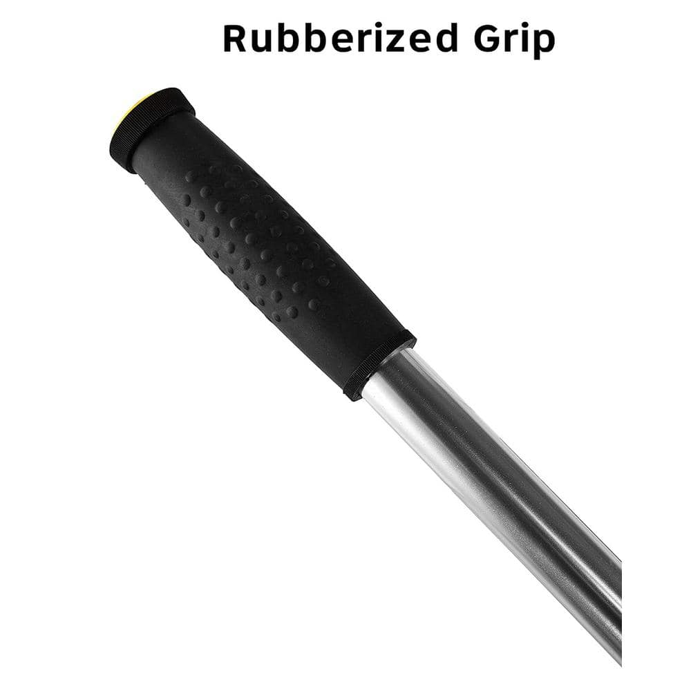 4 in. W Comfort Grip Stainless Steel Blade Floor and Wall Stripper Tool Razor Scraper with Replacement Blades, (4-Pack) - Hercitys