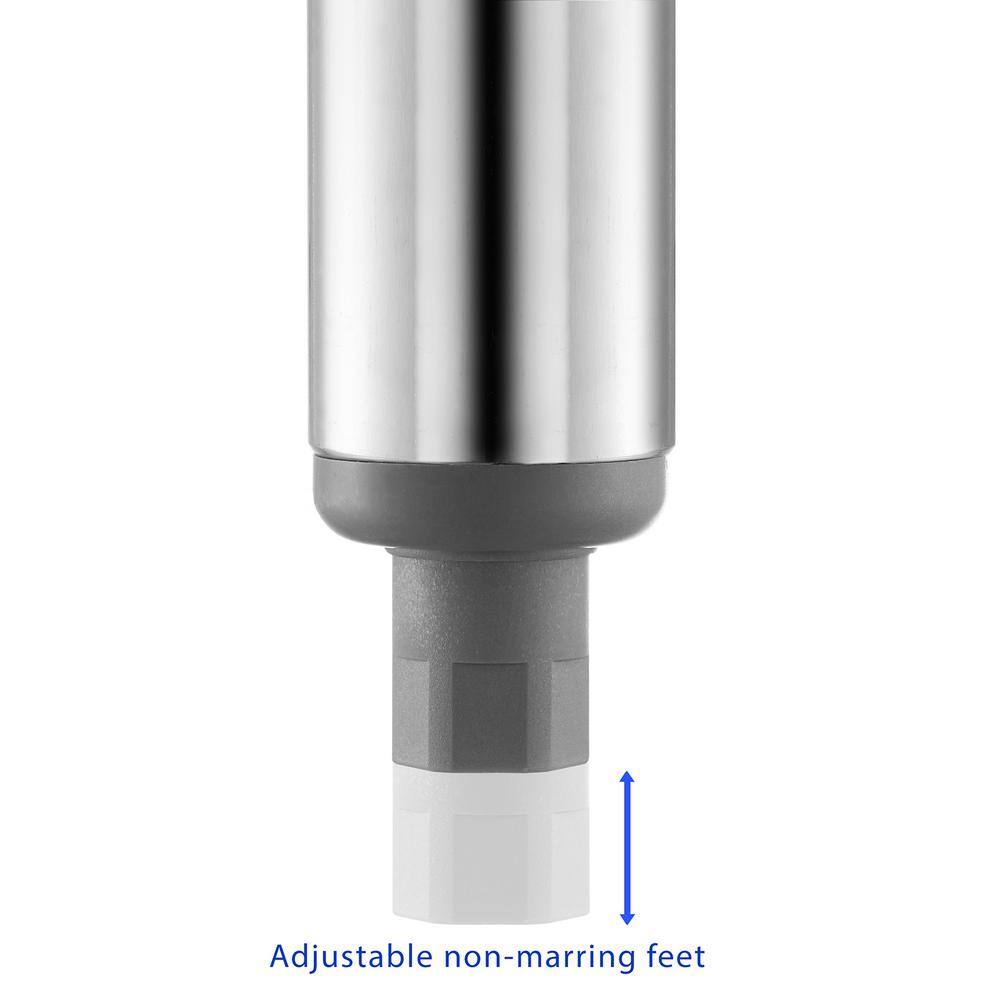 24 x 24 in. Stainless Steel Kitchen Utility Table with Bottom Shelf - Hercitys