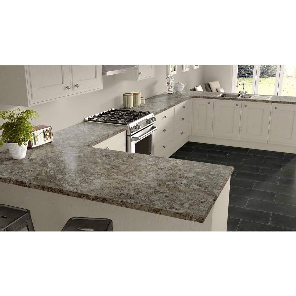 5 ft. x 10 ft. Laminate Sheet in Autumn Carnival with Premium Quarry Finish - Hercitys