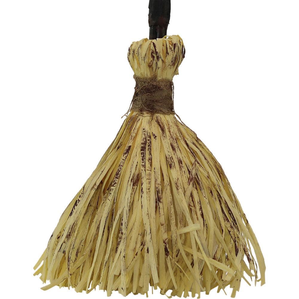 26 in. Animated Witch’s Broomstick with Sound and Movement, Battery Operated - Hercitys