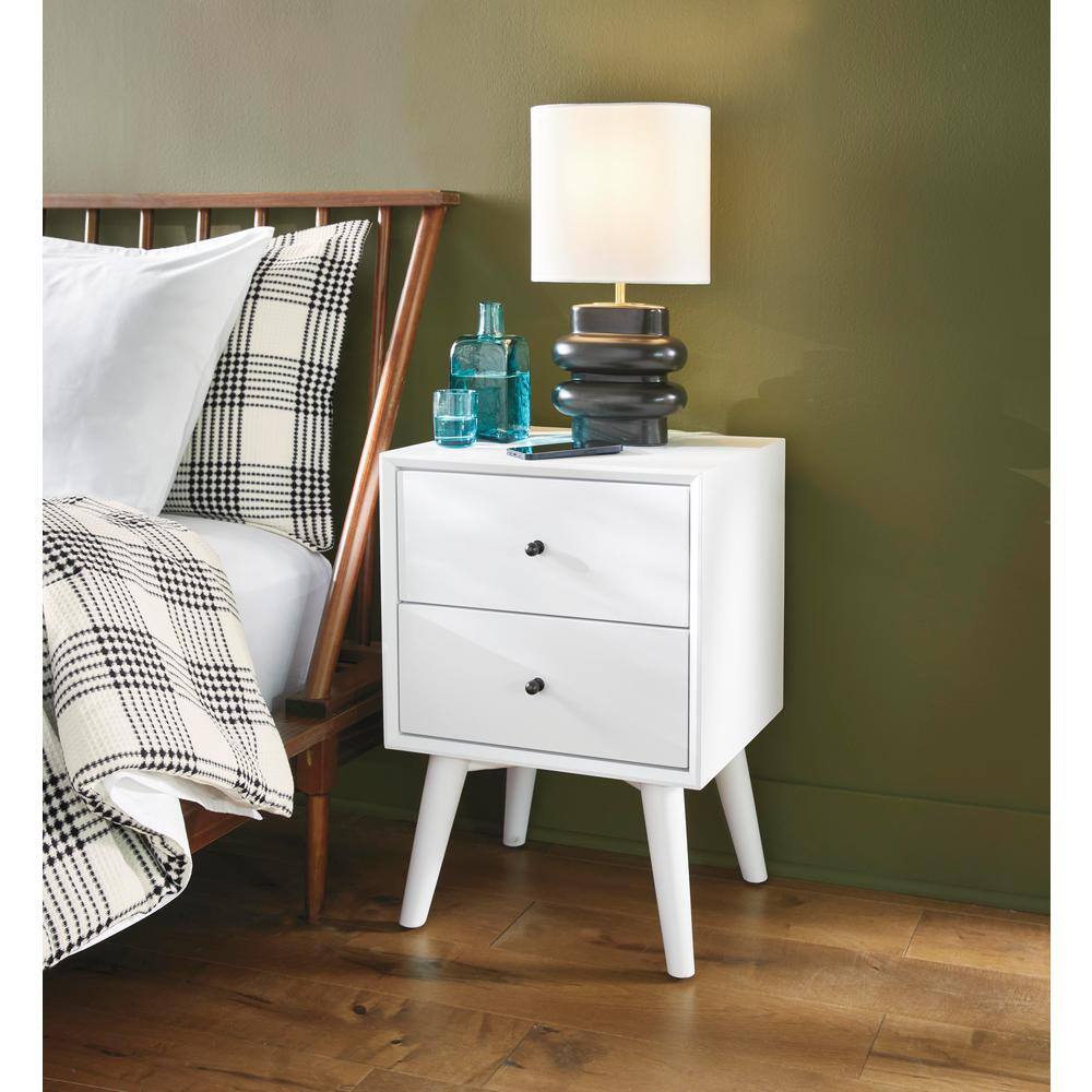 2-Piece Clear Glass Bedside Water Carafe and Drinking Glass - Hercitys