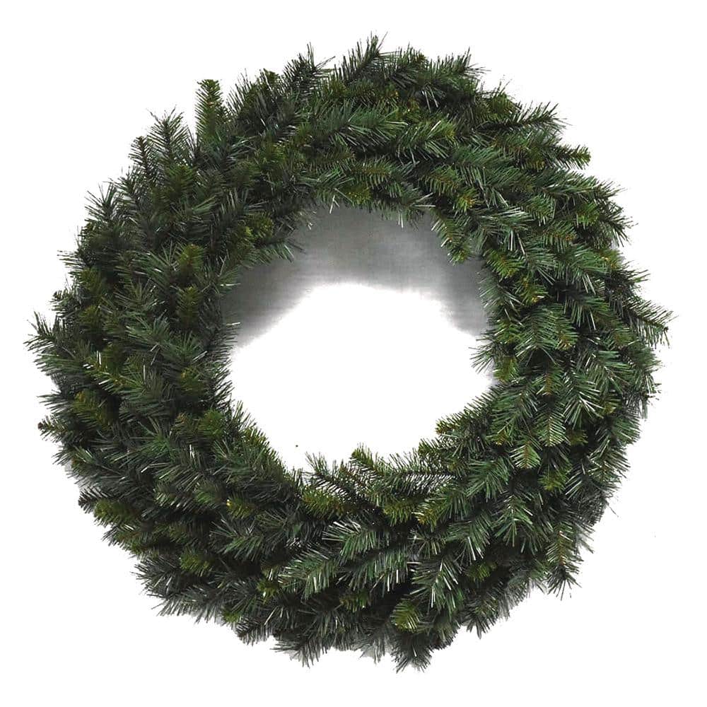 36 in Unlit Multi Pine Artificial Wreath with 260 tips - Hercitys
