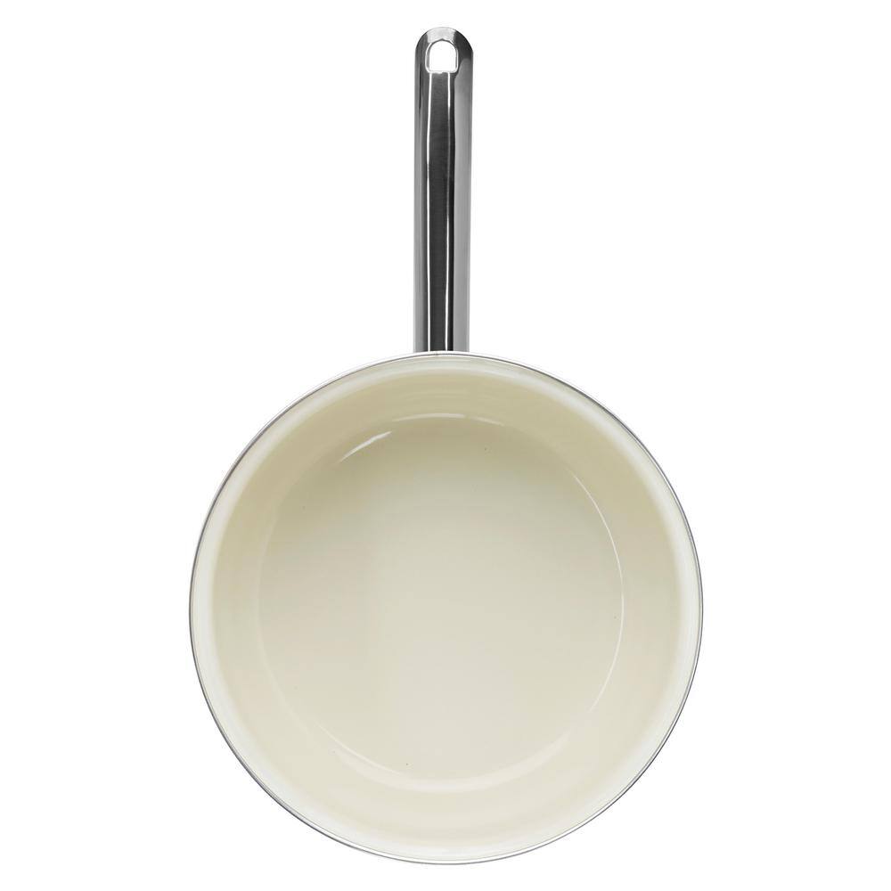 3.2 qt. Enamel on Steel Saucepan in Blue - Hercitys