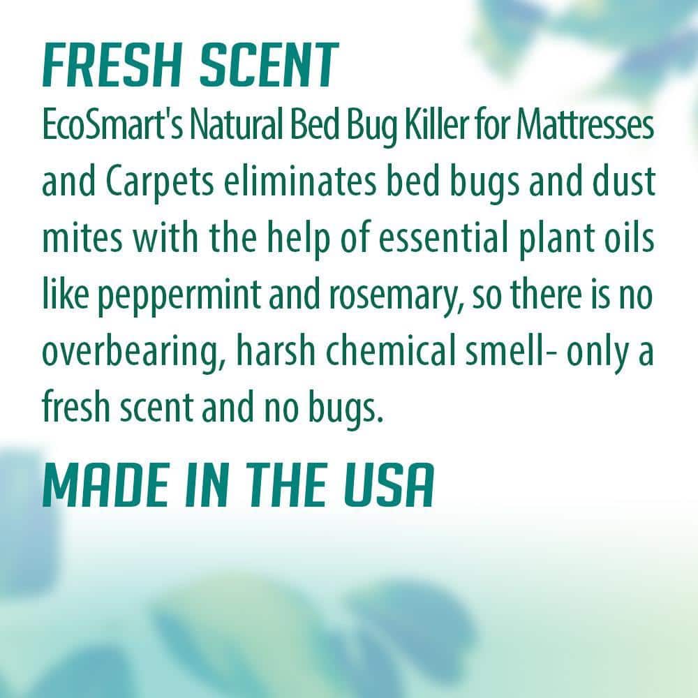 14 oz. Natural Bed Bug Killer with Plant-Based Peppermint and Rosemary Oil, Aerosol Spray Can (2-Pack) - Hercitys