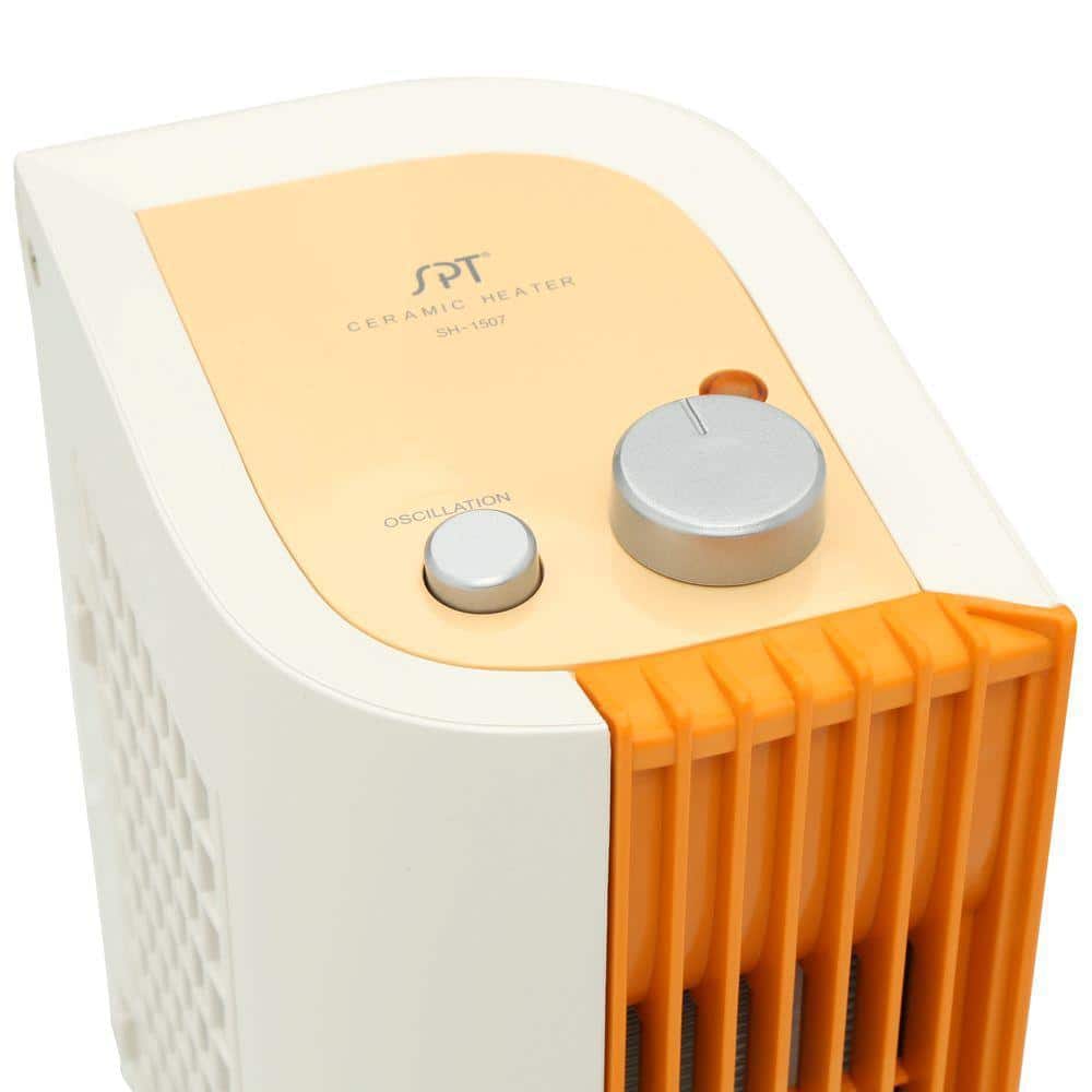 13 3/4 in. 1200 – Watt Mini Tower Ceramic Heater - Hercitys