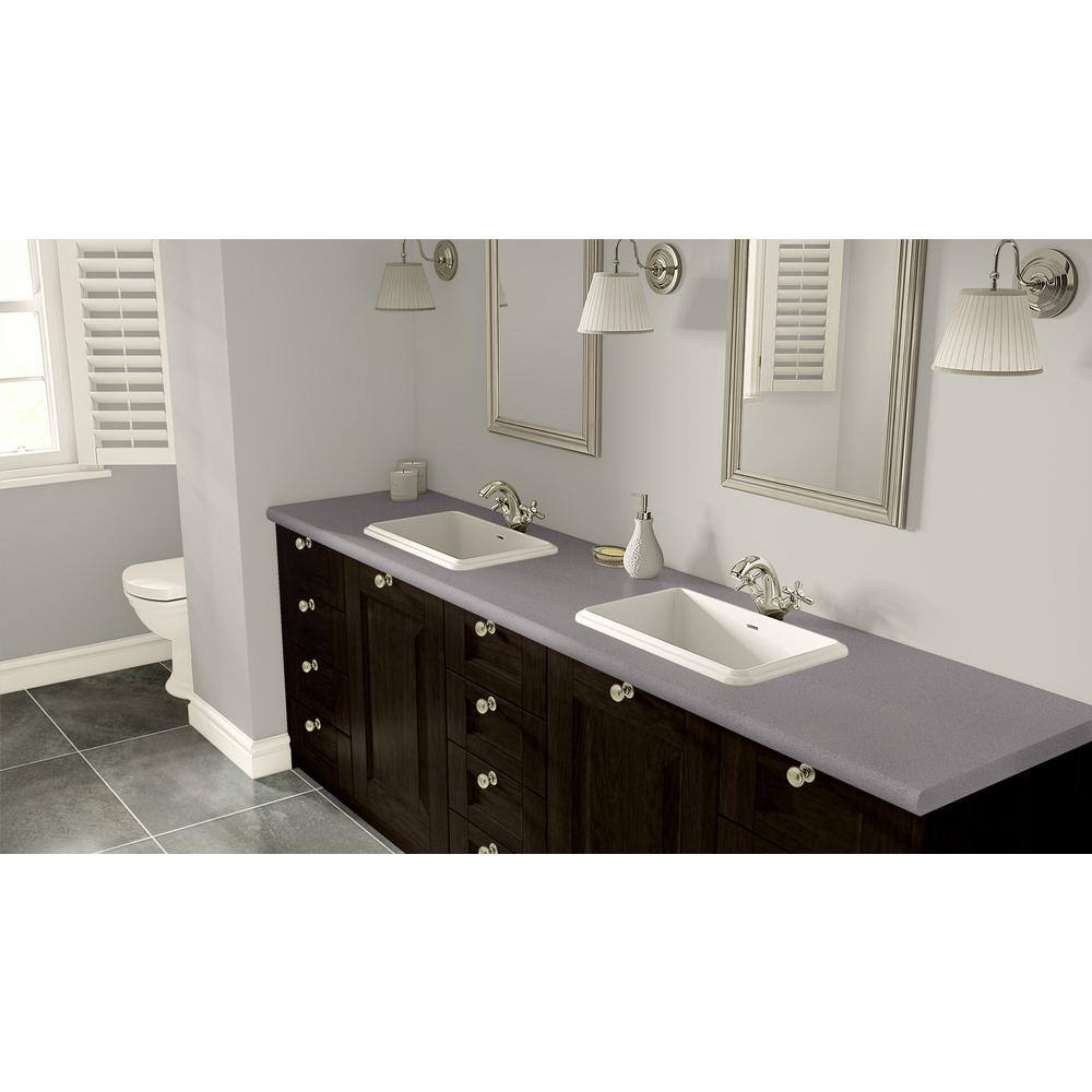 4 ft. x 10 ft. Laminate Sheet in Grey Glace with Matte Finish - Hercitys