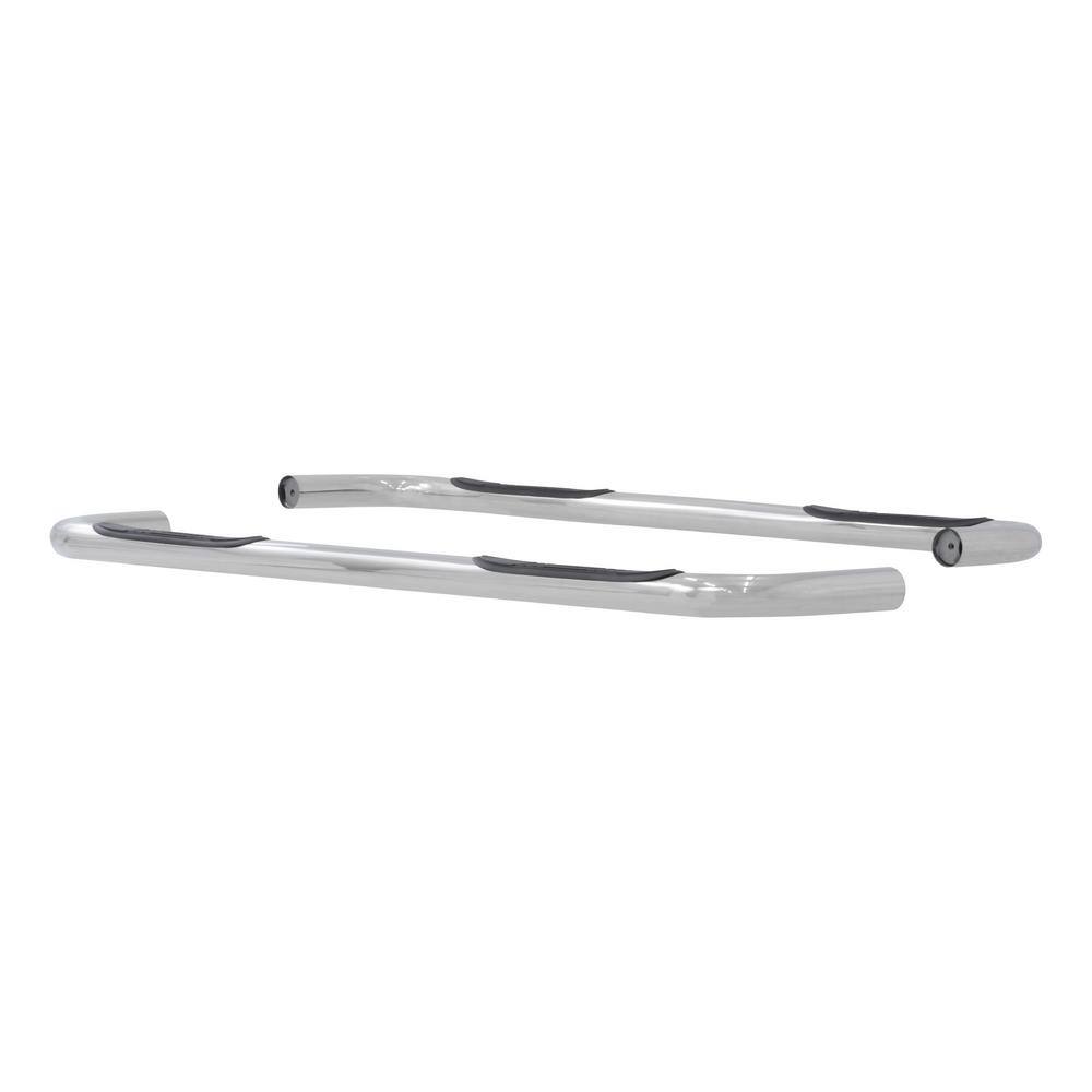 3-Inch Round Polished Stainless Steel Nerf Bars, No-Drill, Select Chevrolet Suburban - Hercitys