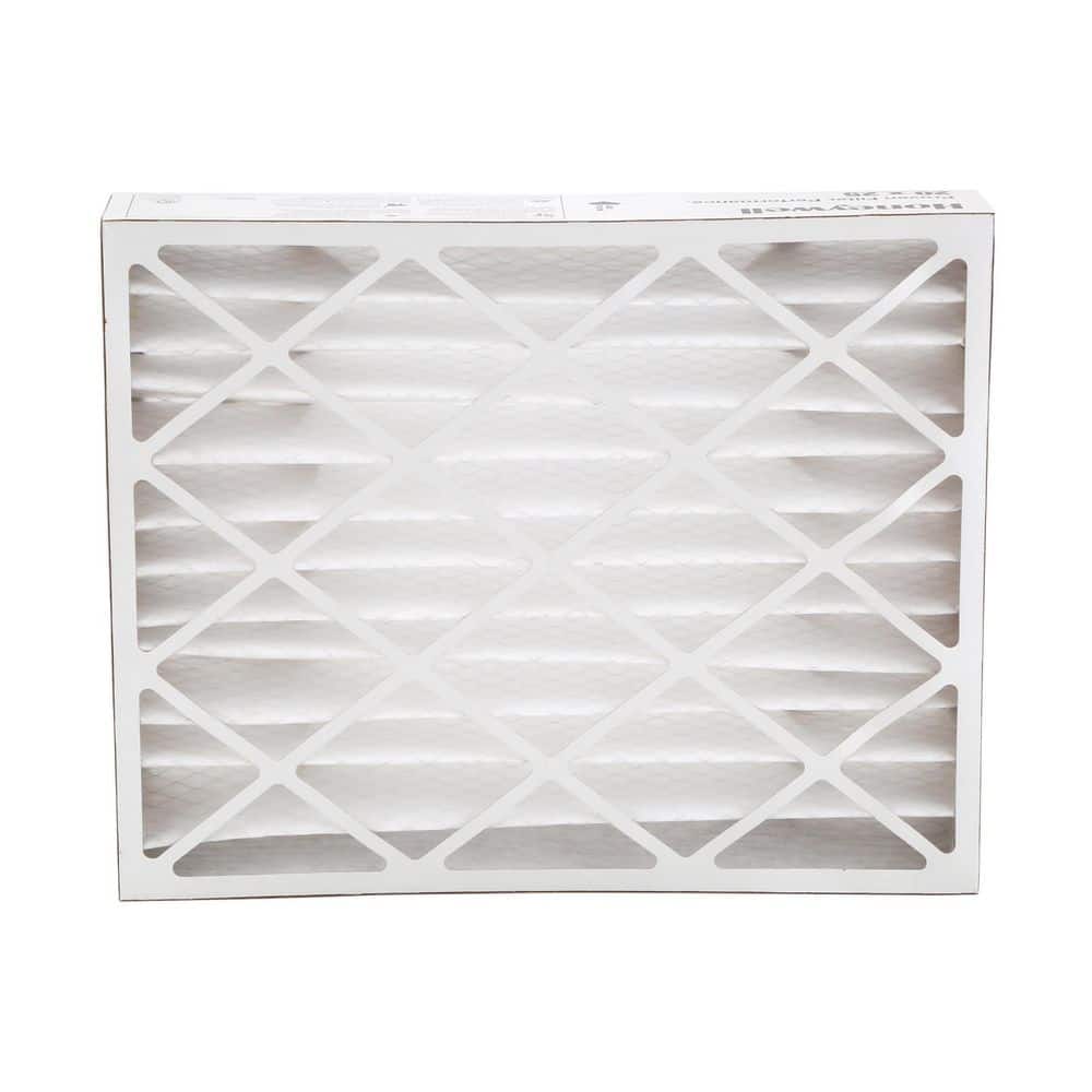 20 x 25 x 4 Pleated Furnace Air Filter FPR 8, MERV 8 (2-Pack) - Hercitys