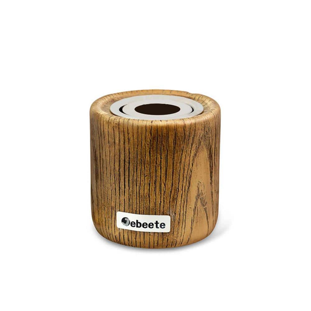 4.7 in. x 4.5 in. Cylindrical Mini Portable Ethanol Tabletop Fire Pit, Indoor and Outdoor Fireplace, Include Wick - Hercitys