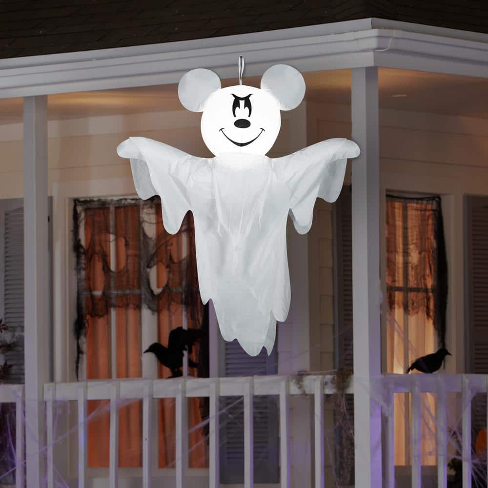 4 ft. Tall Halloween Inflatable Airblown-Hanging Mickey as Ghost - Hercitys