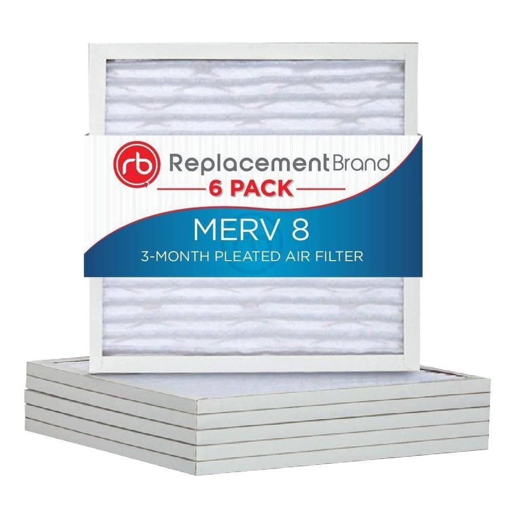 20 in. x 20 in. x 1 in. MERV 8 Air Purifier Replacement Filter (6-Pack) - Hercitys