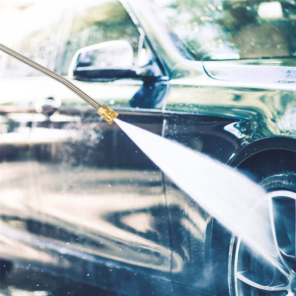 18 ft. Telescoping Pressure Washer Extension Wand Kit with 5 Spray Nozzles - Hercitys