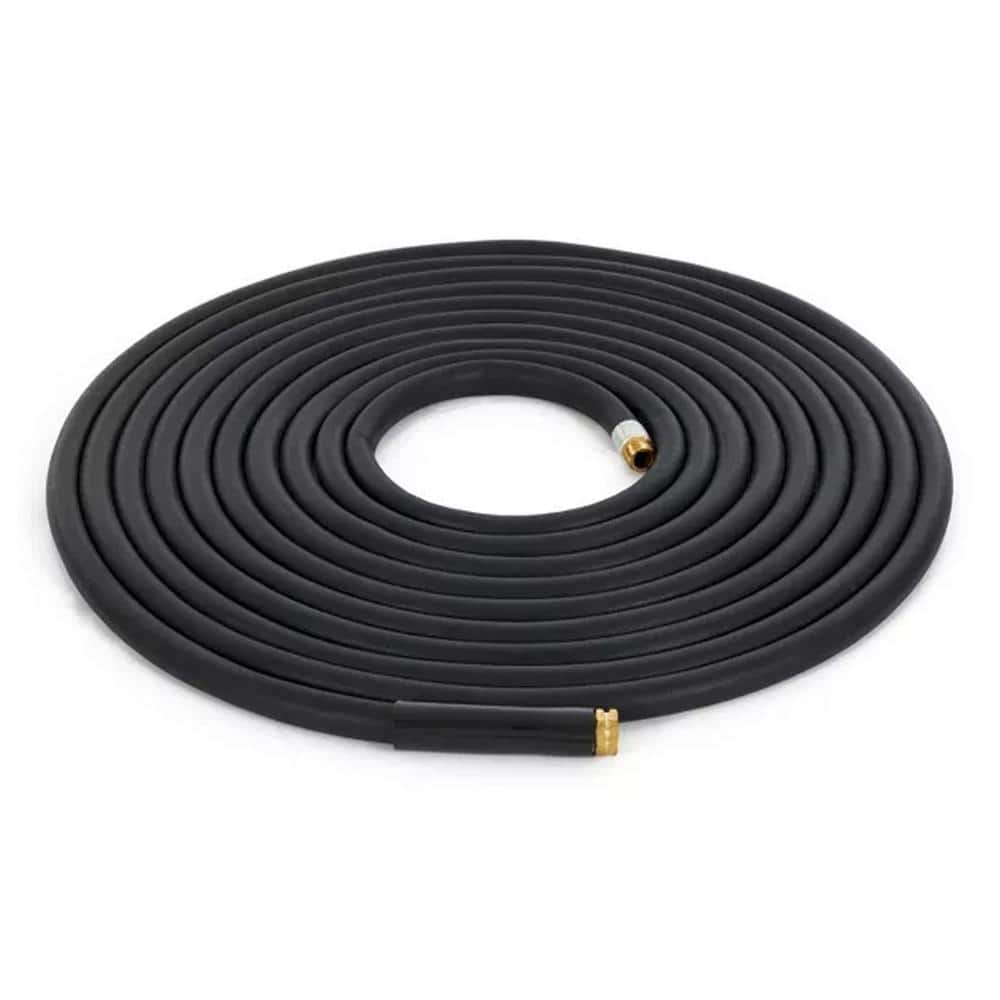 0.75 in. Dia x 100 ft. Industrial Rubber Garden Water Hose with Brass Fittings - Hercitys