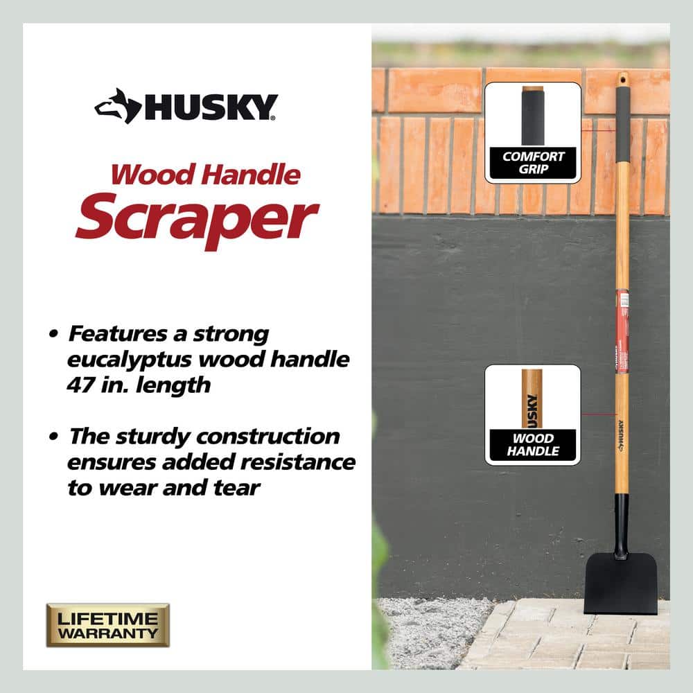 47 in. Carbon Steel Blade Ice Scraper - Hercitys