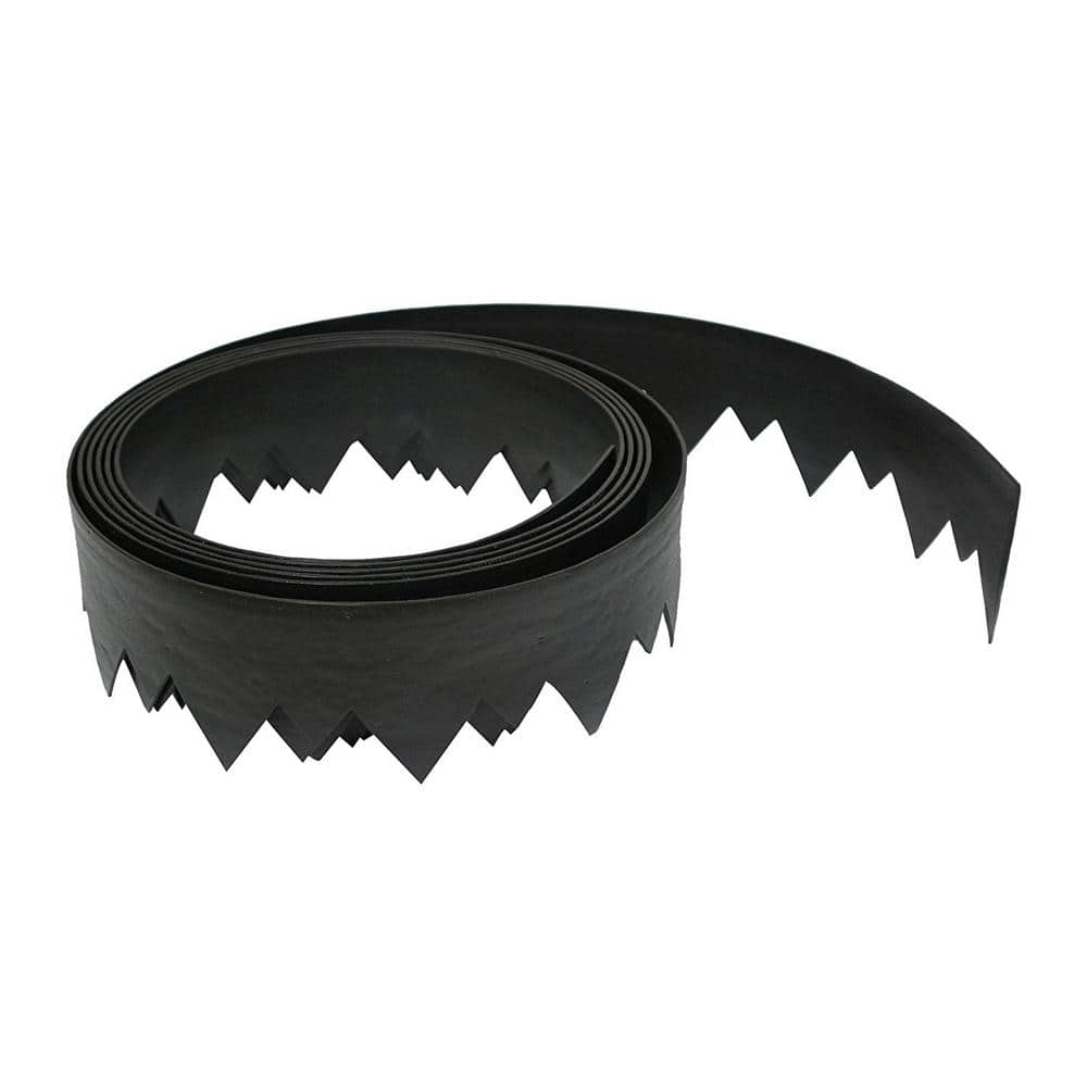 20 ft. L x 4.5 in. H Black Pound-In Edging Kit - Hercitys