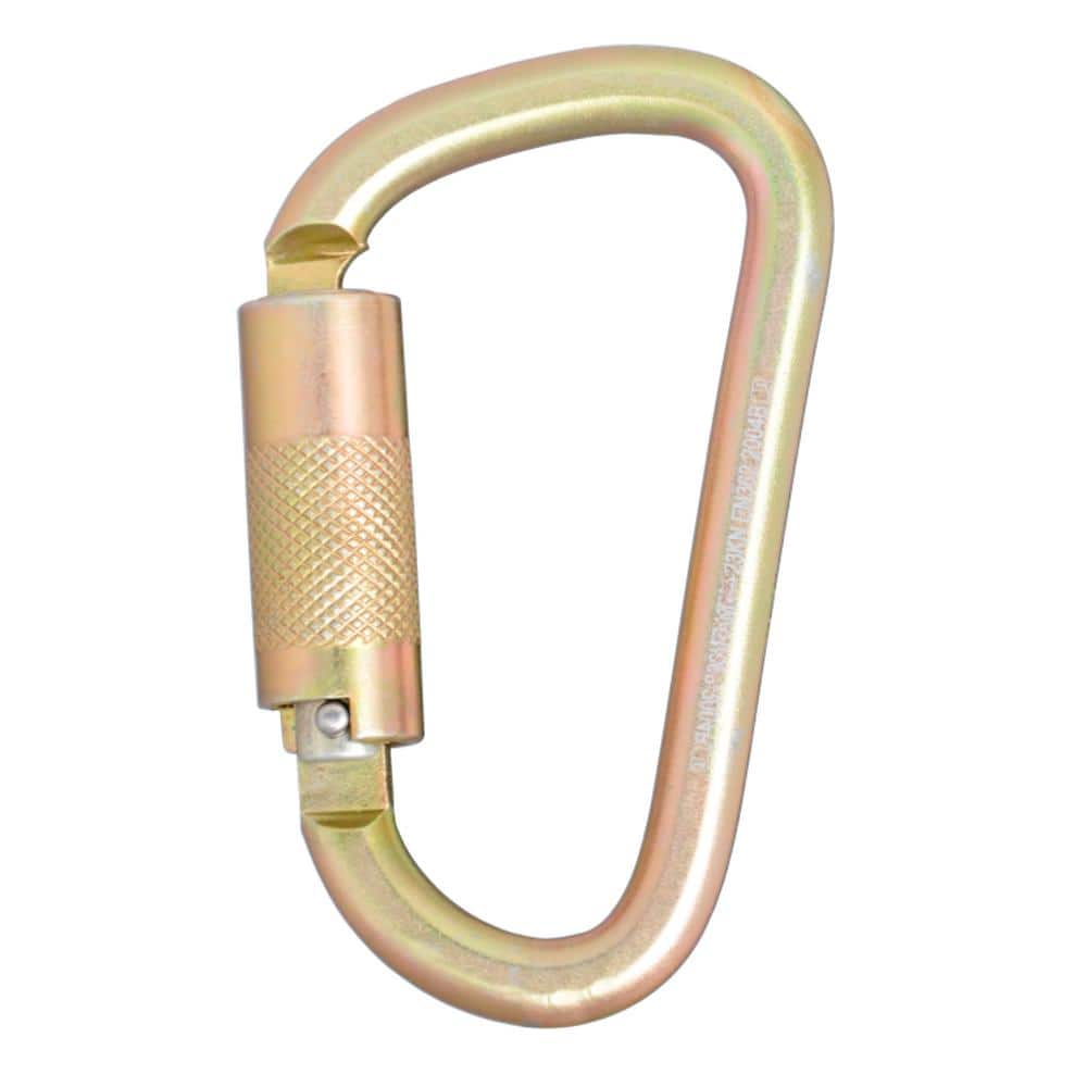 0.85 in. Carabiner – Standard Self-Locking – Steel – 1/4 in. Turn – Gate Opening – ANSI - Hercitys