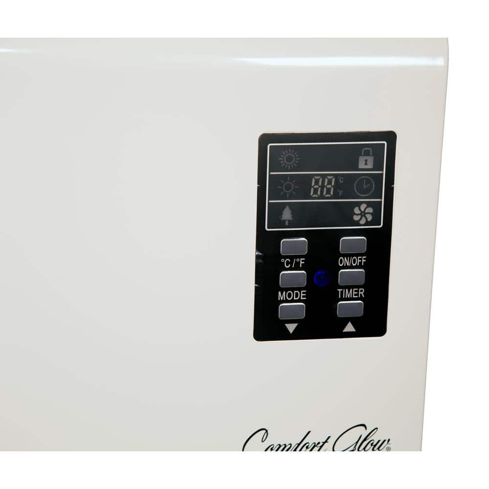 1500-Watt Infrared Quartz Wall Mount Electric Space Heater with Remote Control - Hercitys