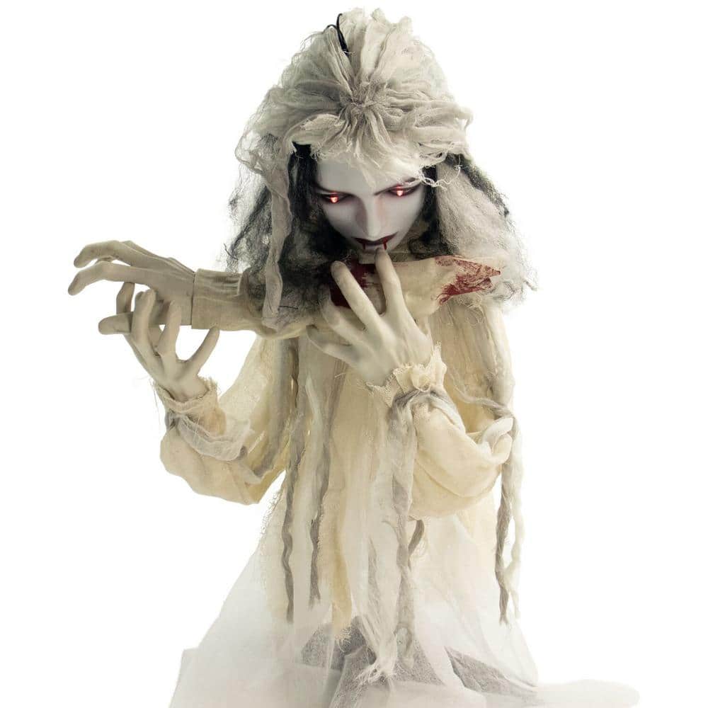 40 in. Touch Activated Animatronic Bride - Hercitys