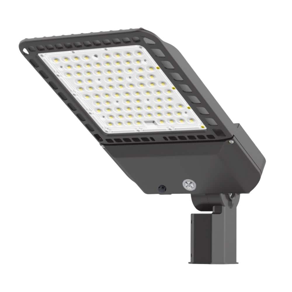 1500-Watt Equivalent Integrated 39000 Lumens 150° Bronze Dusk to Dawn LED Flood Light IP65 Slip Fitter - Hercitys