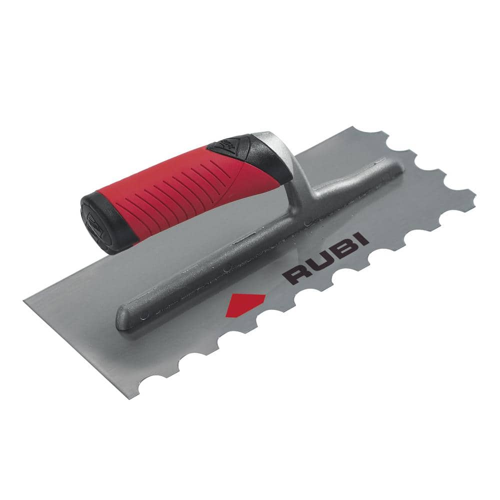 4/5 in. Steel Notched Trowel - Hercitys