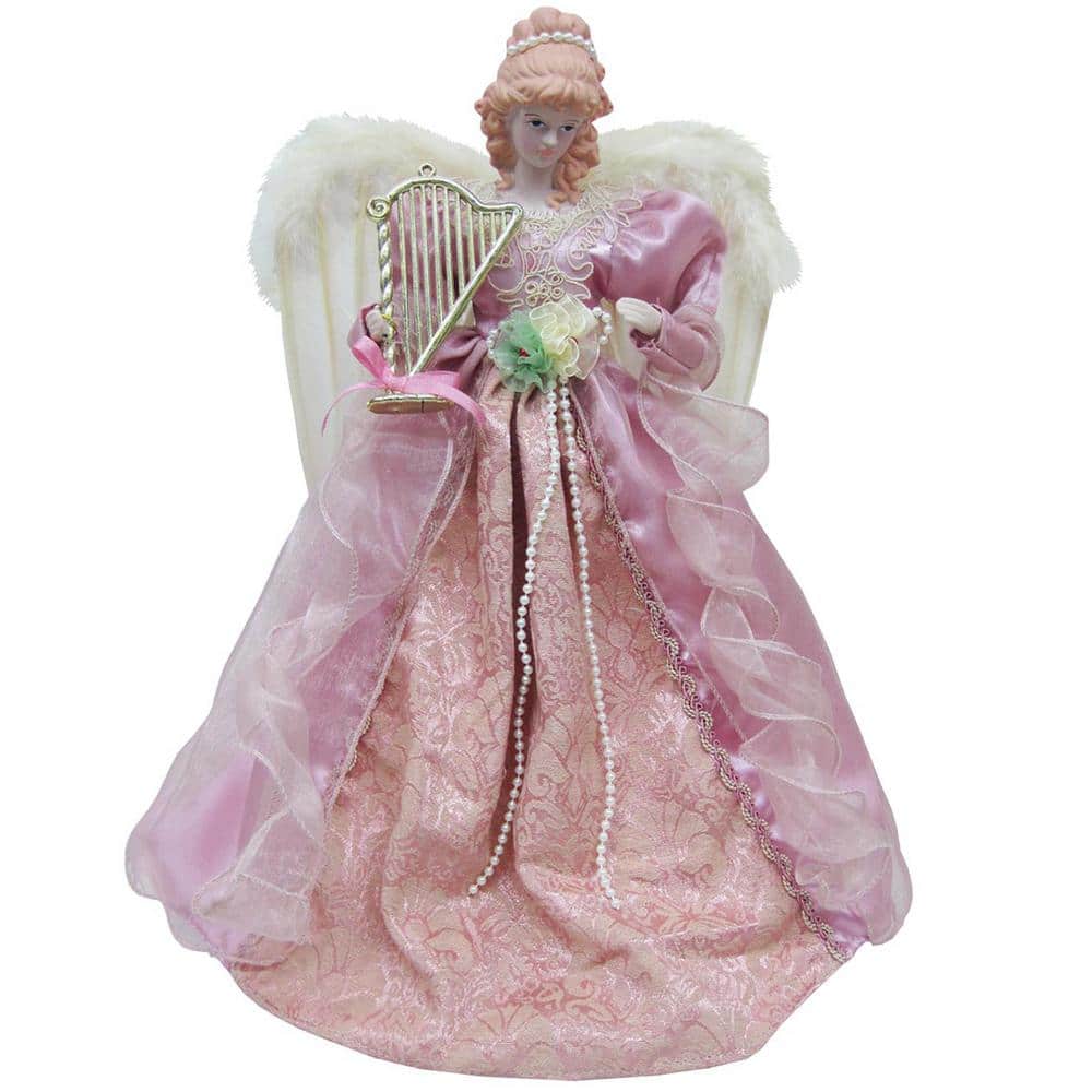 16 in. Mauve Victorian Angel Tree Topper - Hercitys