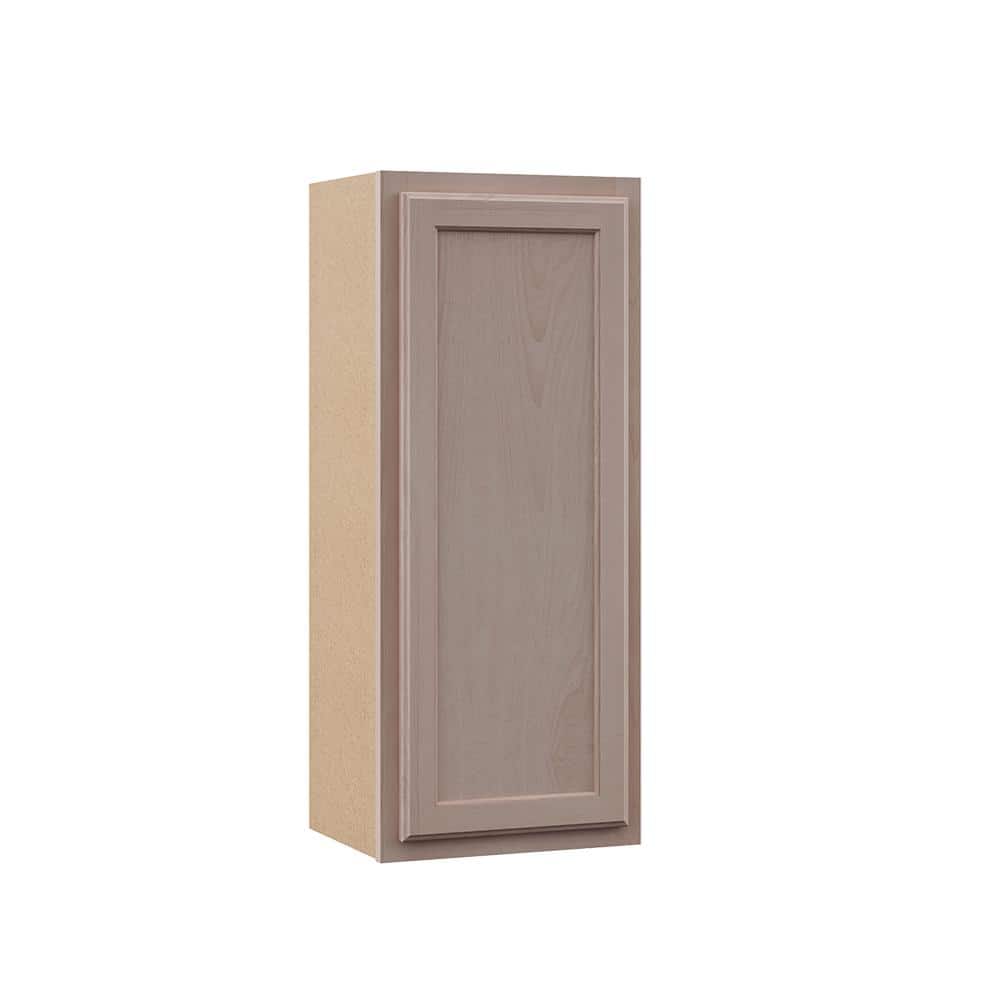 36 in. W x 12 in. D x 12 in. H Assembled Wall Kitchen Cabinet in Unfinished with Recessed Panel - Hercitys