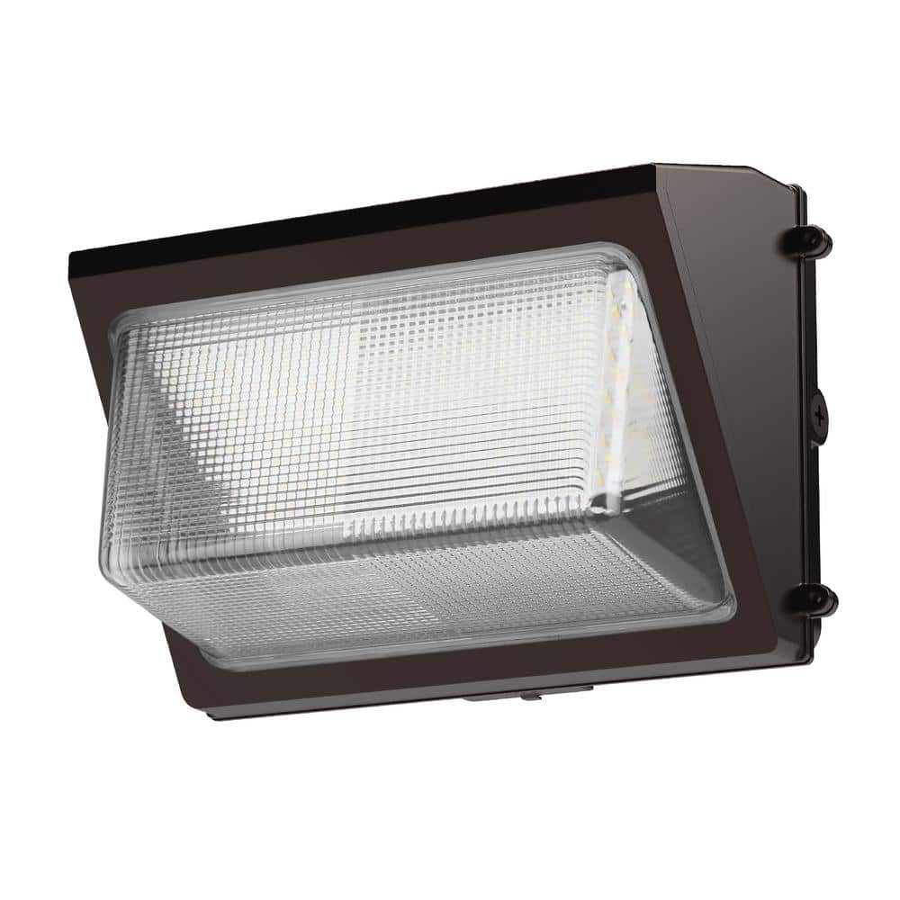 4000/6000/8000 Lumen Select Integrated LED Selectable 5CCT Bronze Dusk to Commercial Wall Pack Light - Hercitys