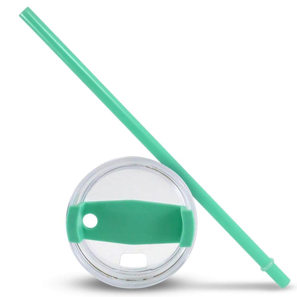 40 Oz. Green Double Wall Stainless Steel Tumbler with Handle - Hercitys