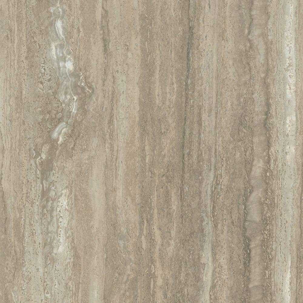 4 ft. x 8 ft. Laminate Sheet in 180fx Hazelnut Travertine with Satin Touch Finish - Hercitys