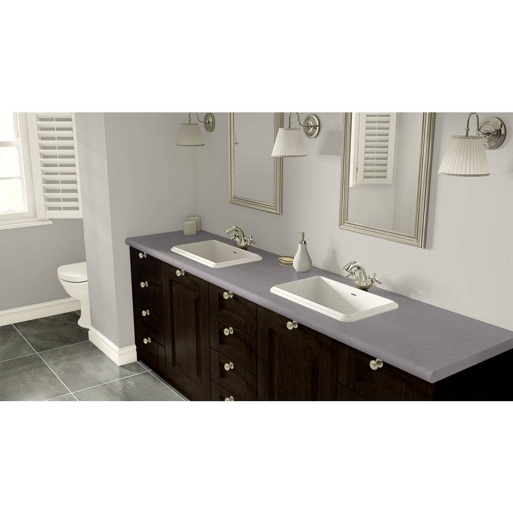 4 ft. x 8 ft. Laminate Sheet in Grey Glace with Matte Finish - Hercitys