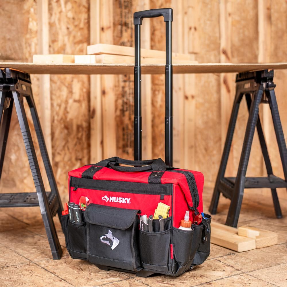 18 in. 18 Pocket Rolling Tool Bag - Hercitys