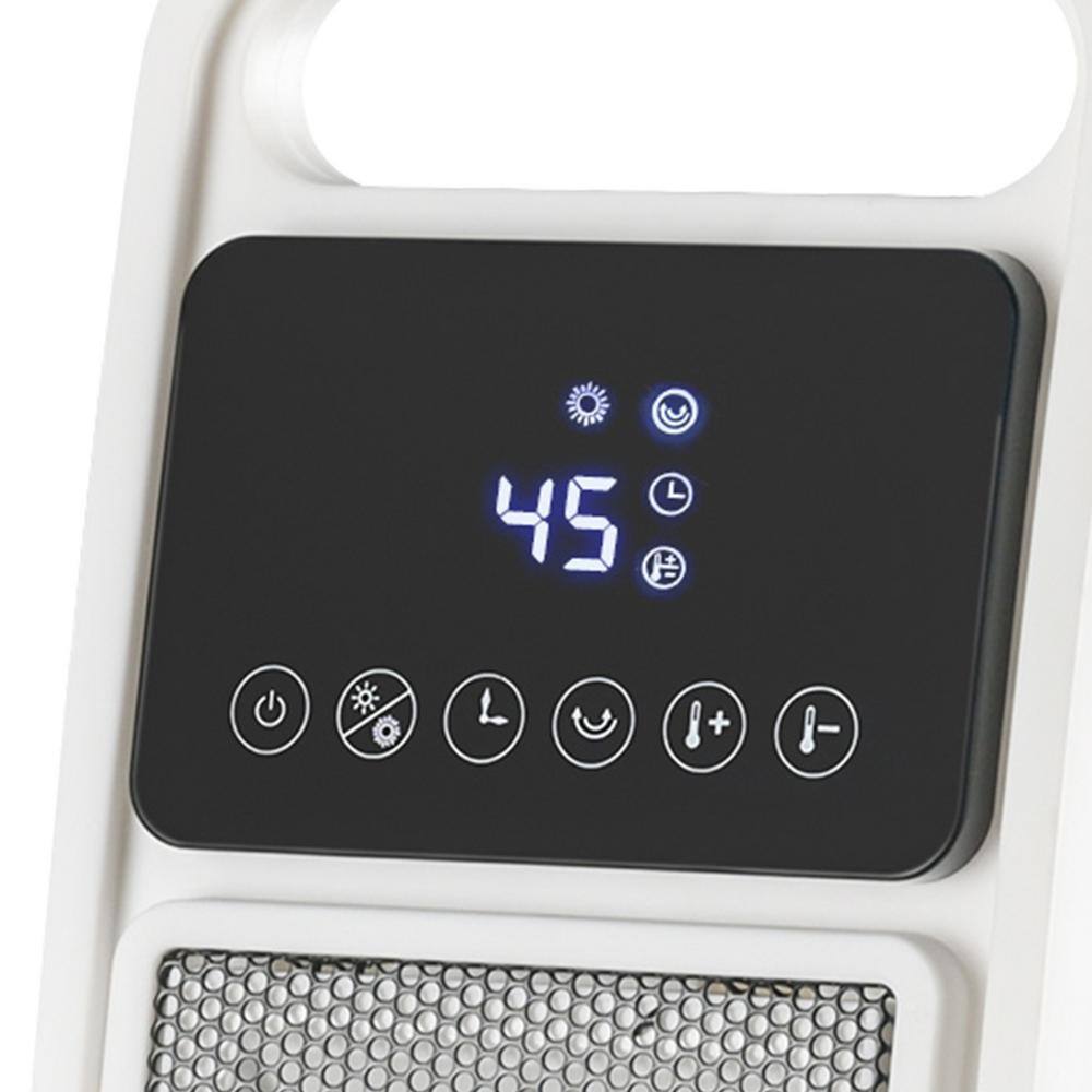 1500-Watt 20 in. Electric Ceramic Tower Convection/Radiant Space Heater with Timer and Remote Control - Hercitys