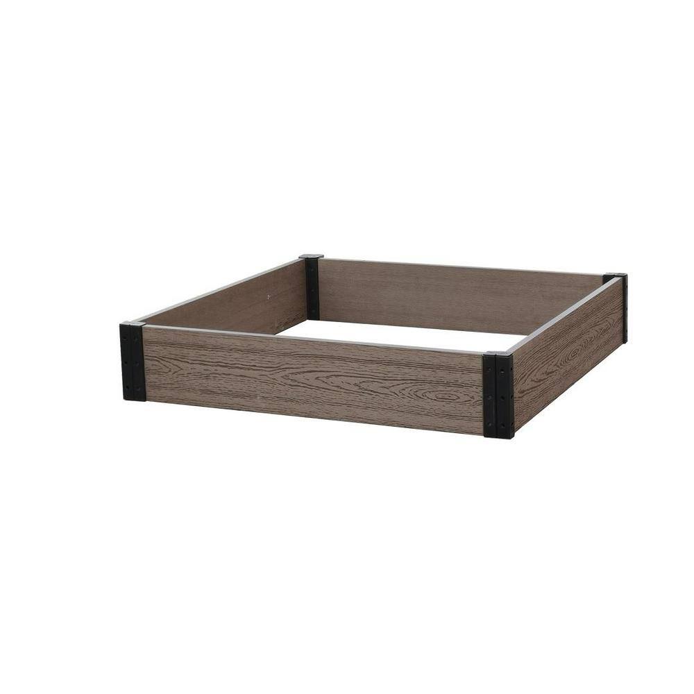 36 in. L x 38 in. W x 7 in. H Essential Composite Raised Garden Bed - Hercitys