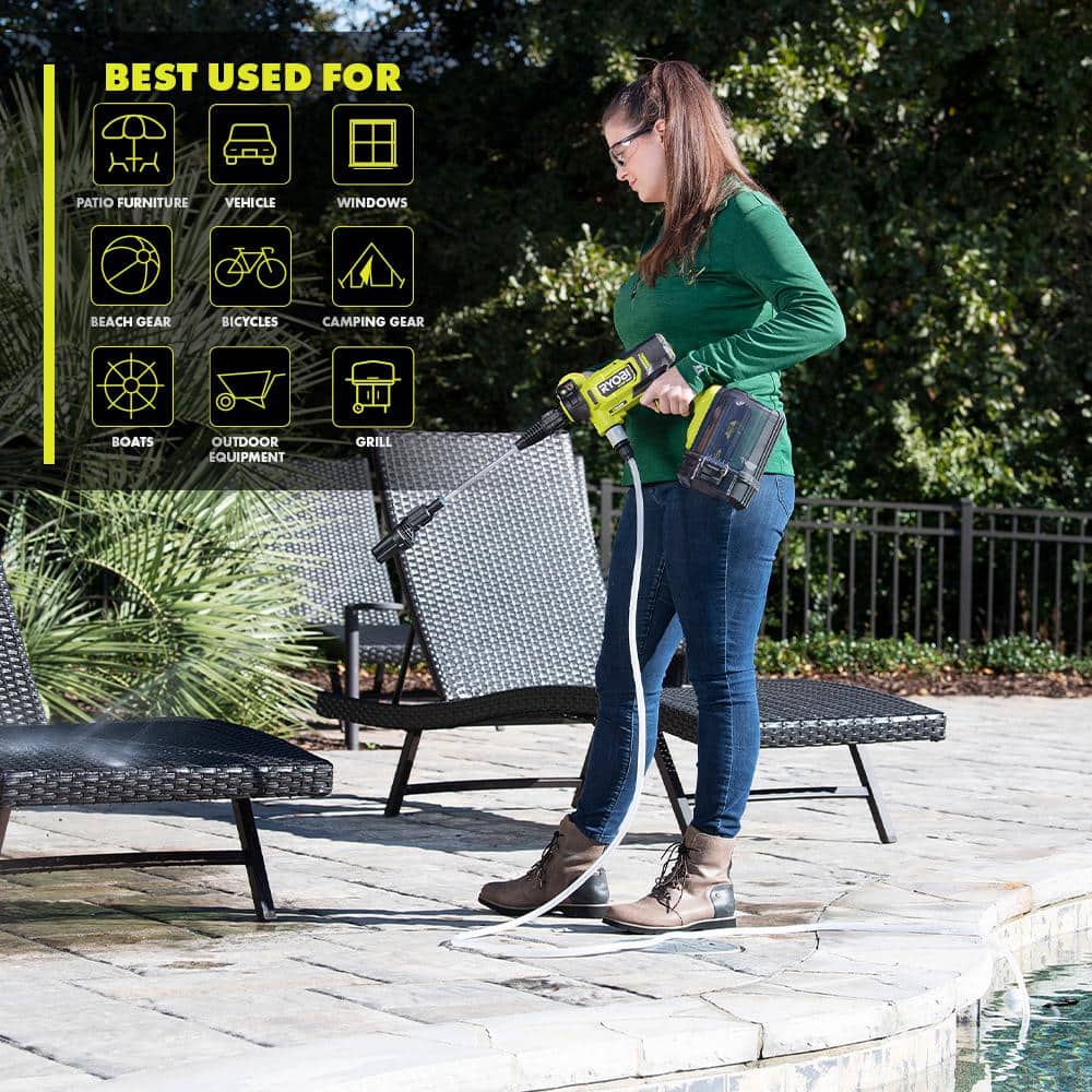 40V HP Brushless EZClean 600 PSI 0.7 GPM Cold Water Electric Power Cleaner (Tool-Only) - Hercitys