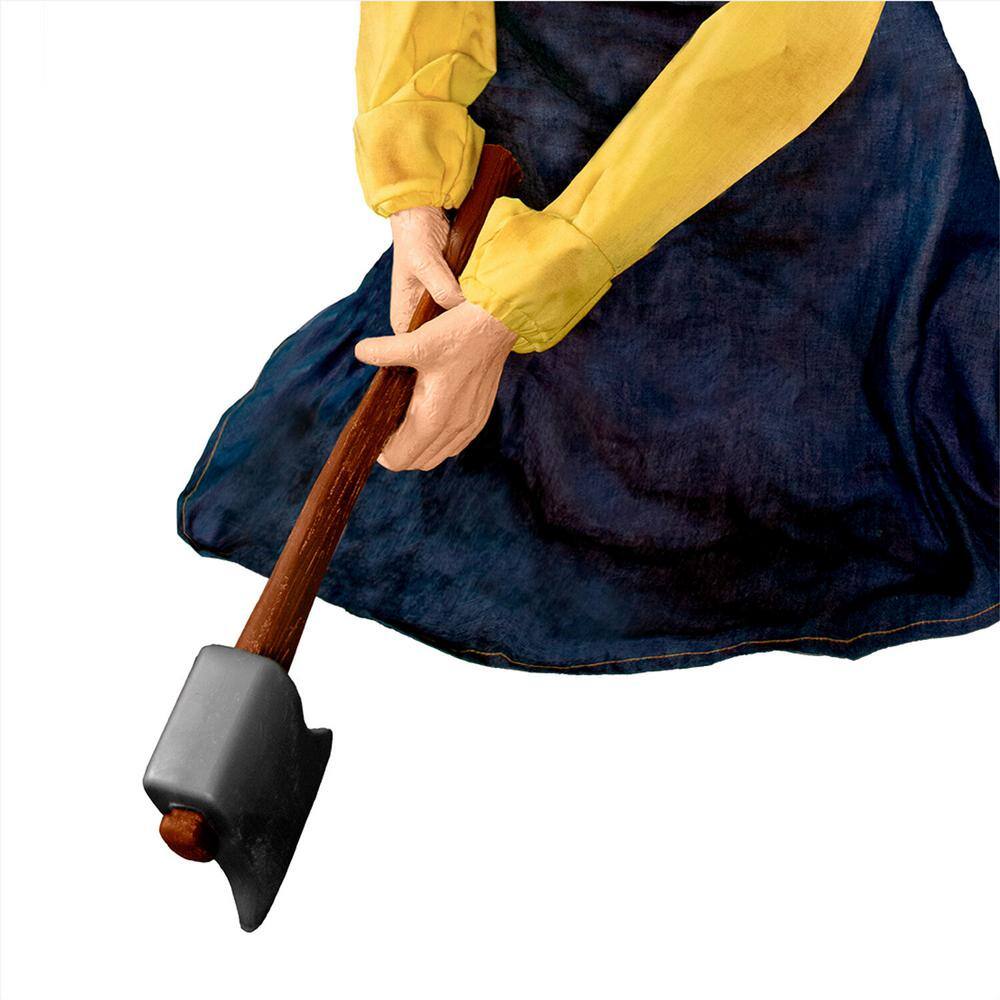 4 ft. Axe Me Something by Tekky, Premium Halloween Animatronic - Hercitys