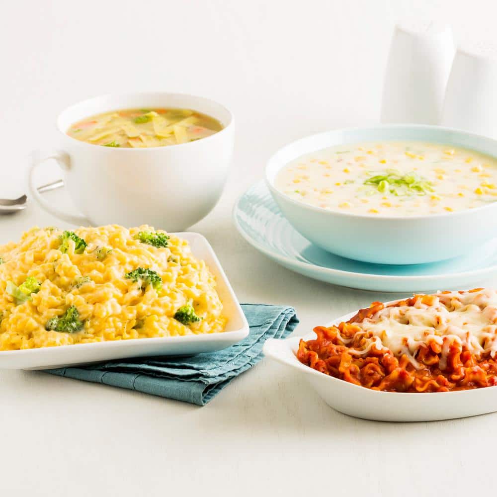 4 Gal. Pail Lunch and Dinner Variety Pail Emergency Food Supply 12 Varieties 25-Year Shelf Life - Hercitys