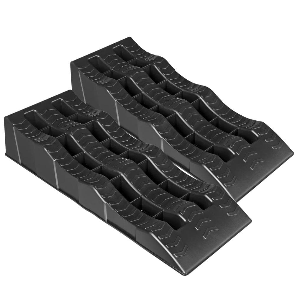 3-Ton (6,000 lbs.) 3-Height Low Profile Car Ramps (1-Pair) - Hercitys