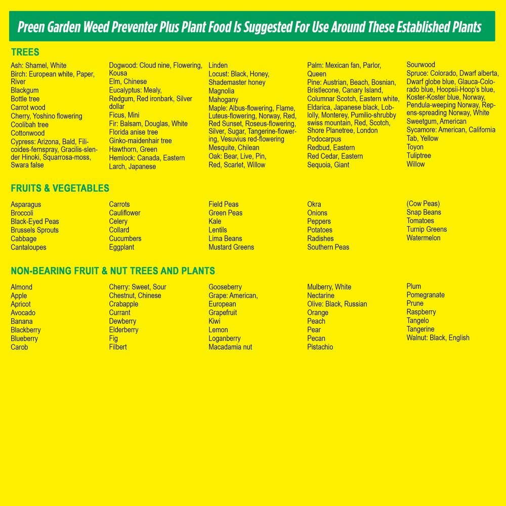 5.625 lbs. Garden Weed Preventer Plus Plant Food - Hercitys