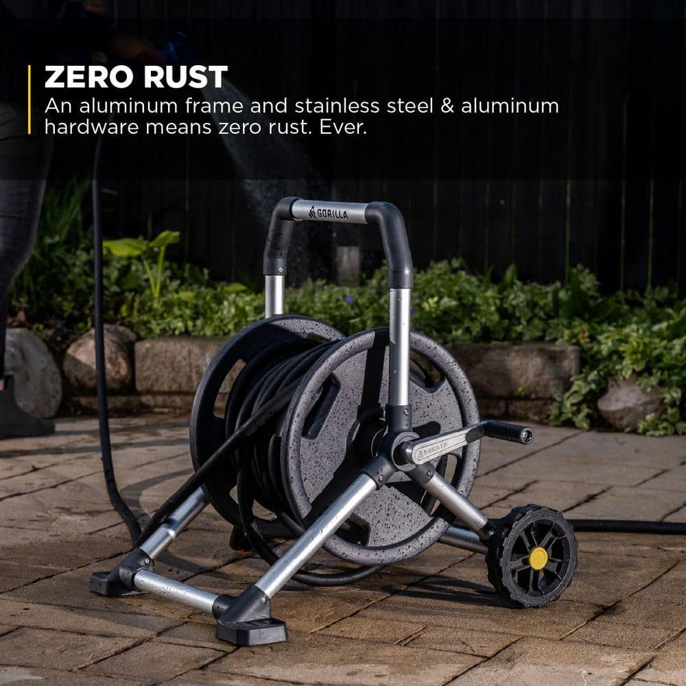 175 ft. Aluminum Zero Rust Mobile Hose Reel - Hercitys