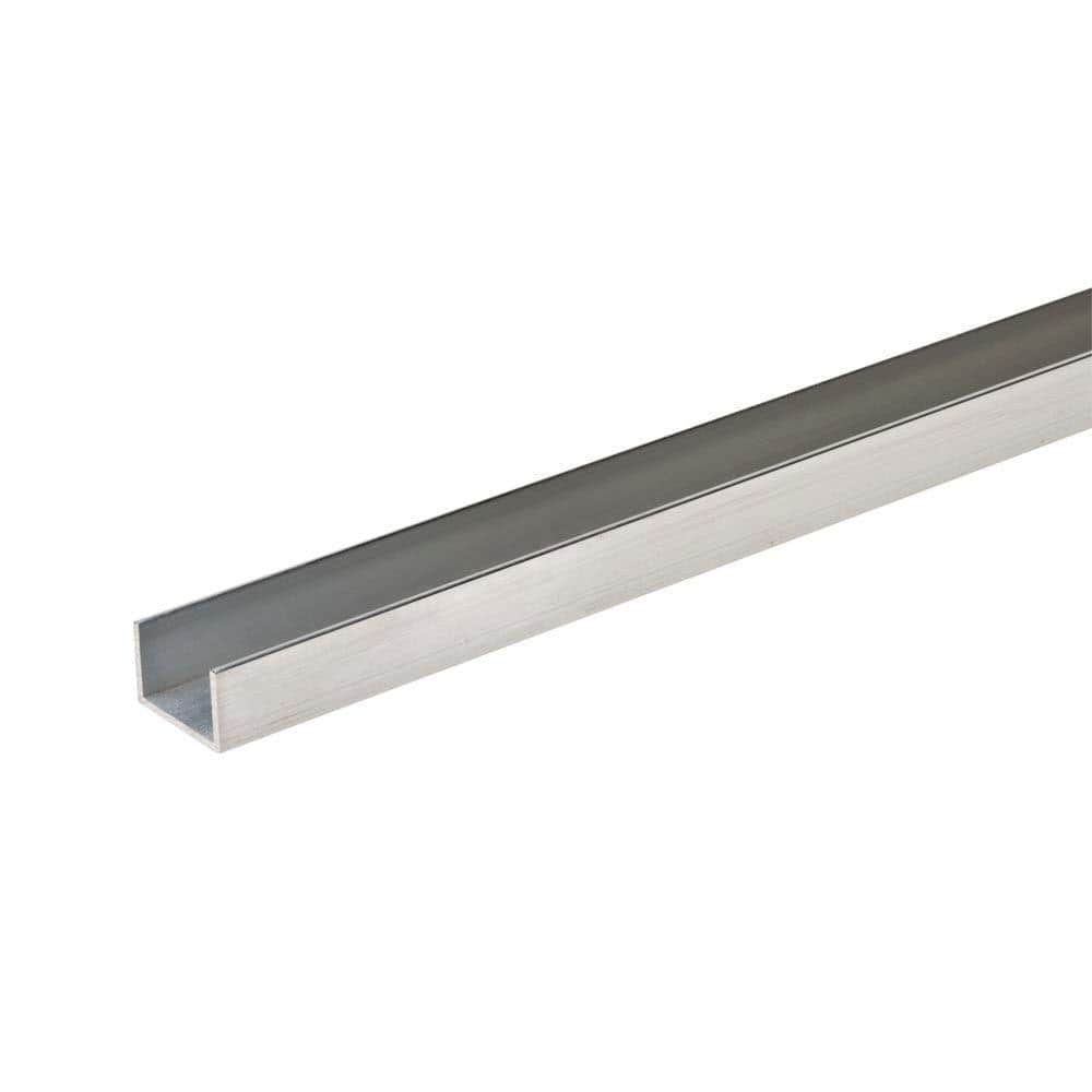 3/8 in. Wide (Inside) x 4 ft. Aluminum Trim Channel - Hercitys