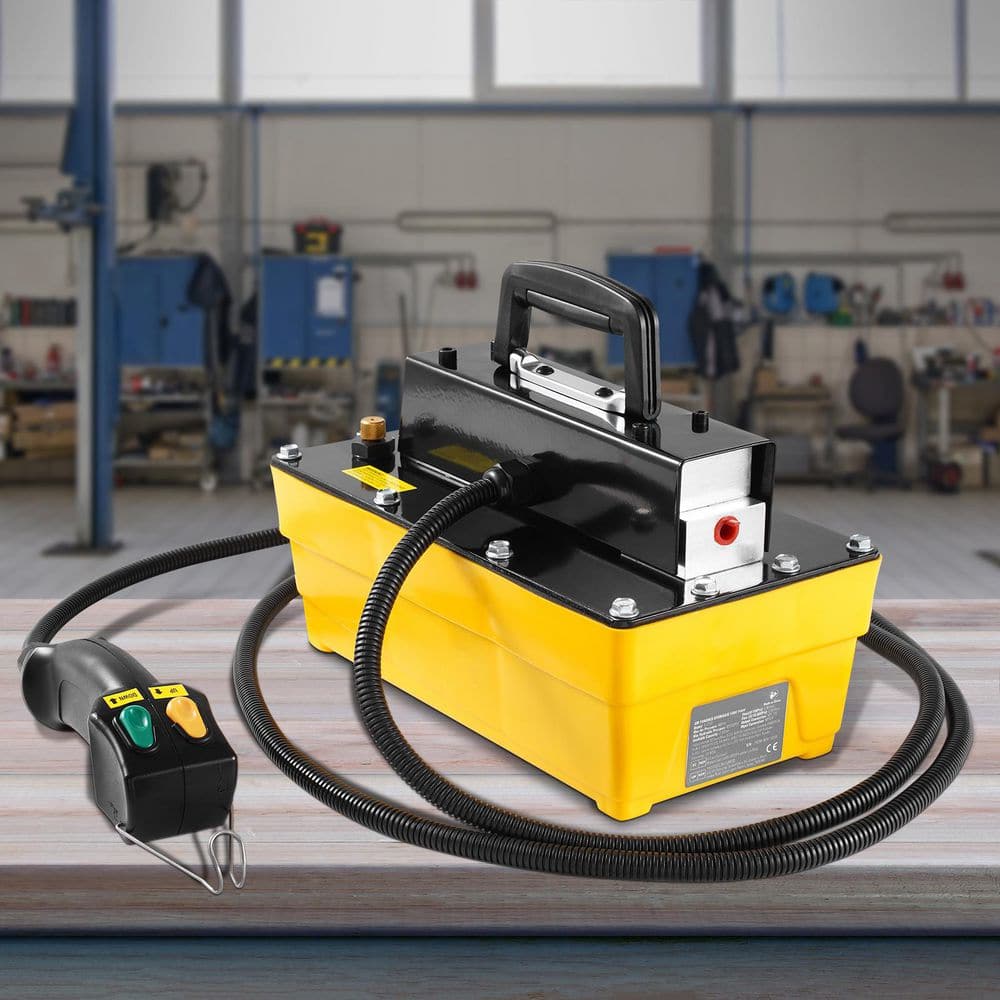 10,000PSI Air Hydraulic Pump, 0.61 Gal. Reservoir, NPT 3/8 In. Oil Outlet, NPT 1/4 In. Inlet, Plastic Air Hydraulic Pump - Hercitys